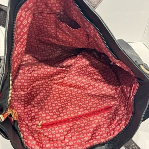 Badgley Mischka -Rose Vegan Leather Tote Weekender CarryOn, bag, duffle bag New - Picture 10 of 10